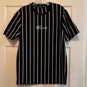 Shein Black and White Striped Men’s Shirt
